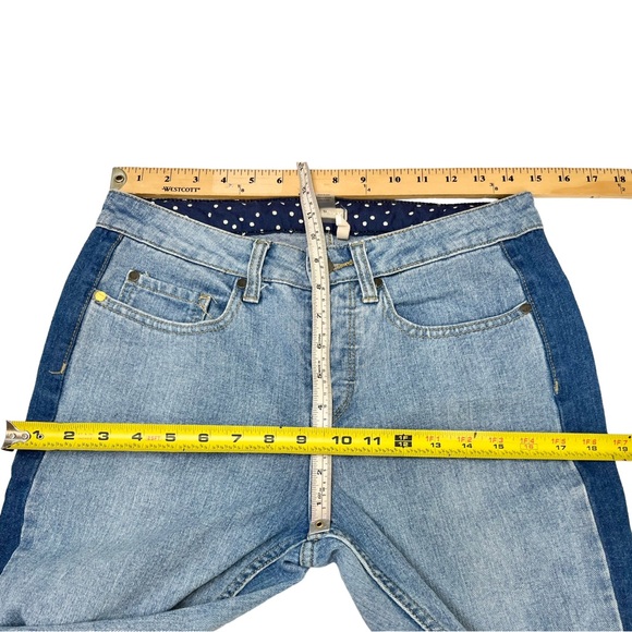 Roxy Denim Boyfriend Jeans Light Wash Button Fly Size 27 - Picture 6 of 10